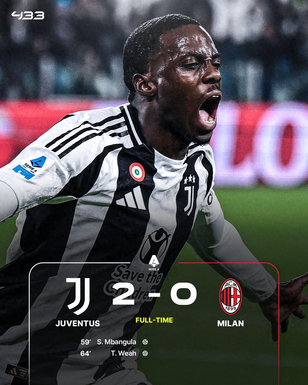 尤文图斯客场-逆转战平AC米兰的简单介绍 尤文图斯客场-逆转战平AC米兰的简单介绍